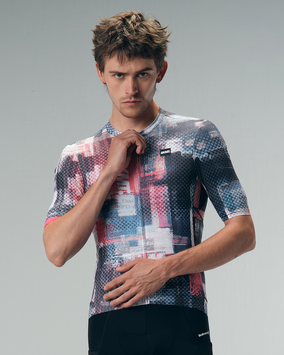 bright cycling jersey