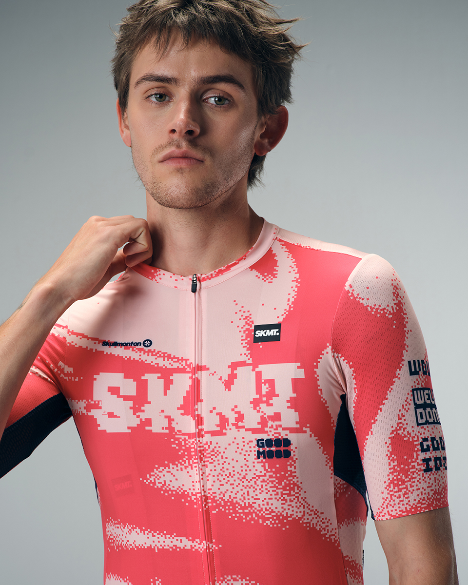 bright cycling jersey