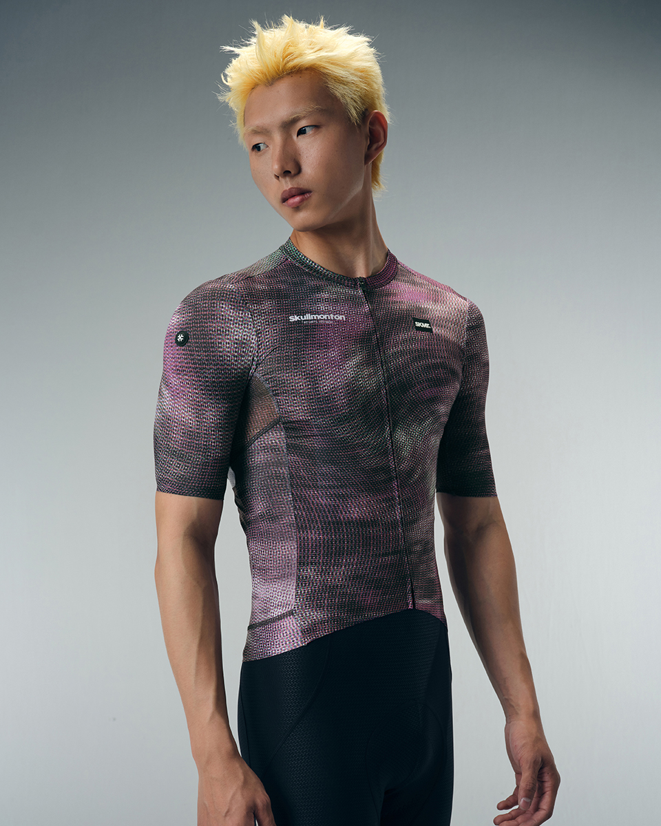 bright cycling jersey
