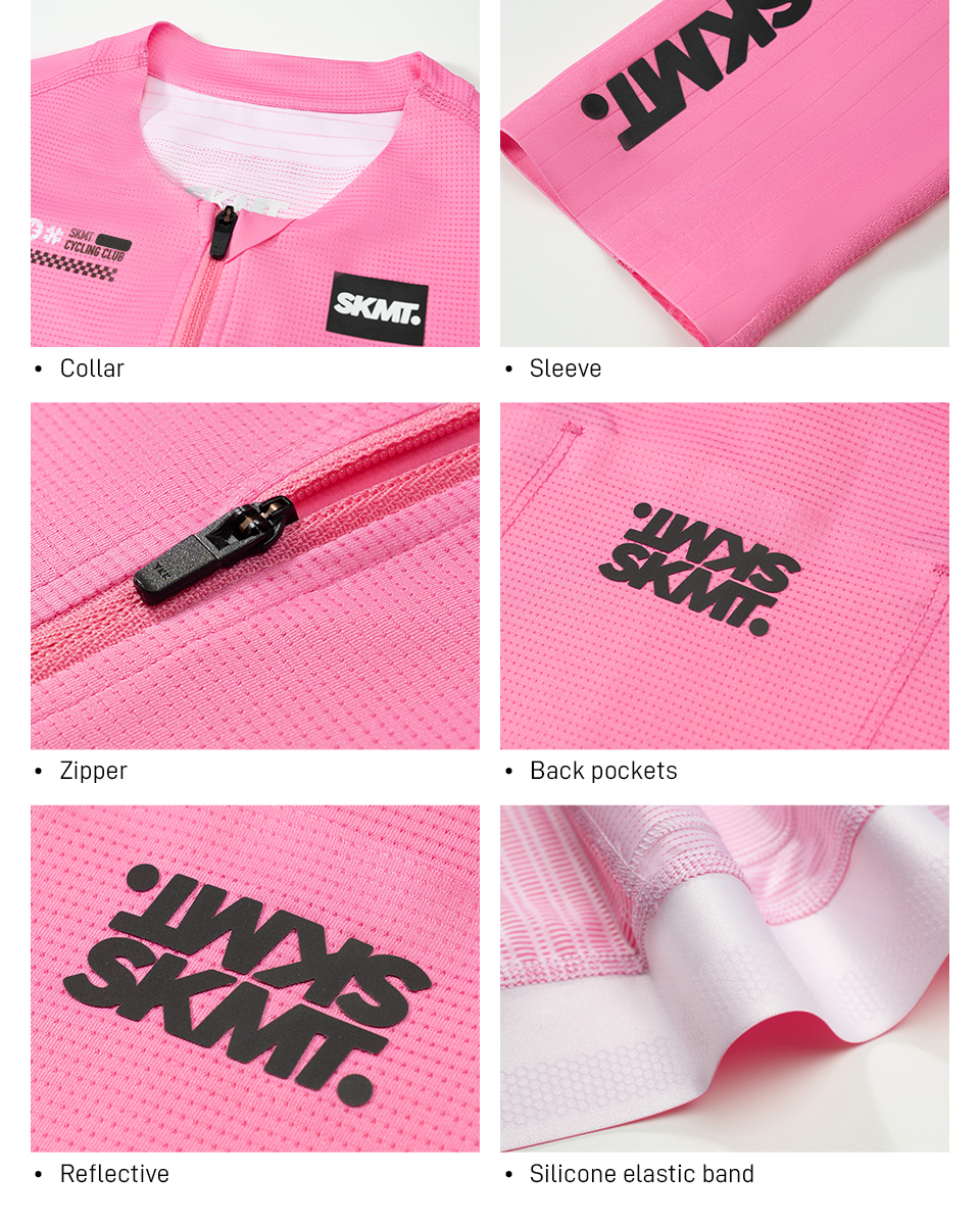 collar, sleeve, zipper, back pockets, waist band