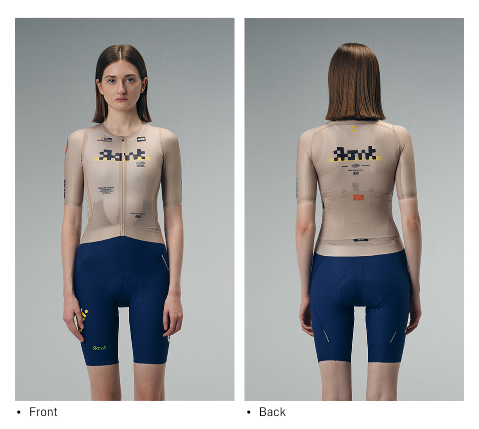 womens khaki cycling jersey