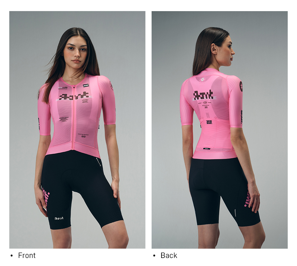 womens pink cycling jersey
