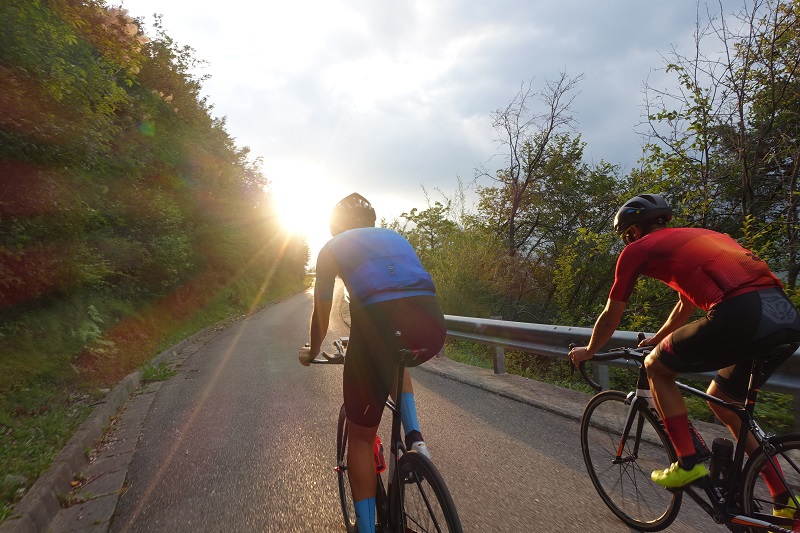 red cycling jersey men's