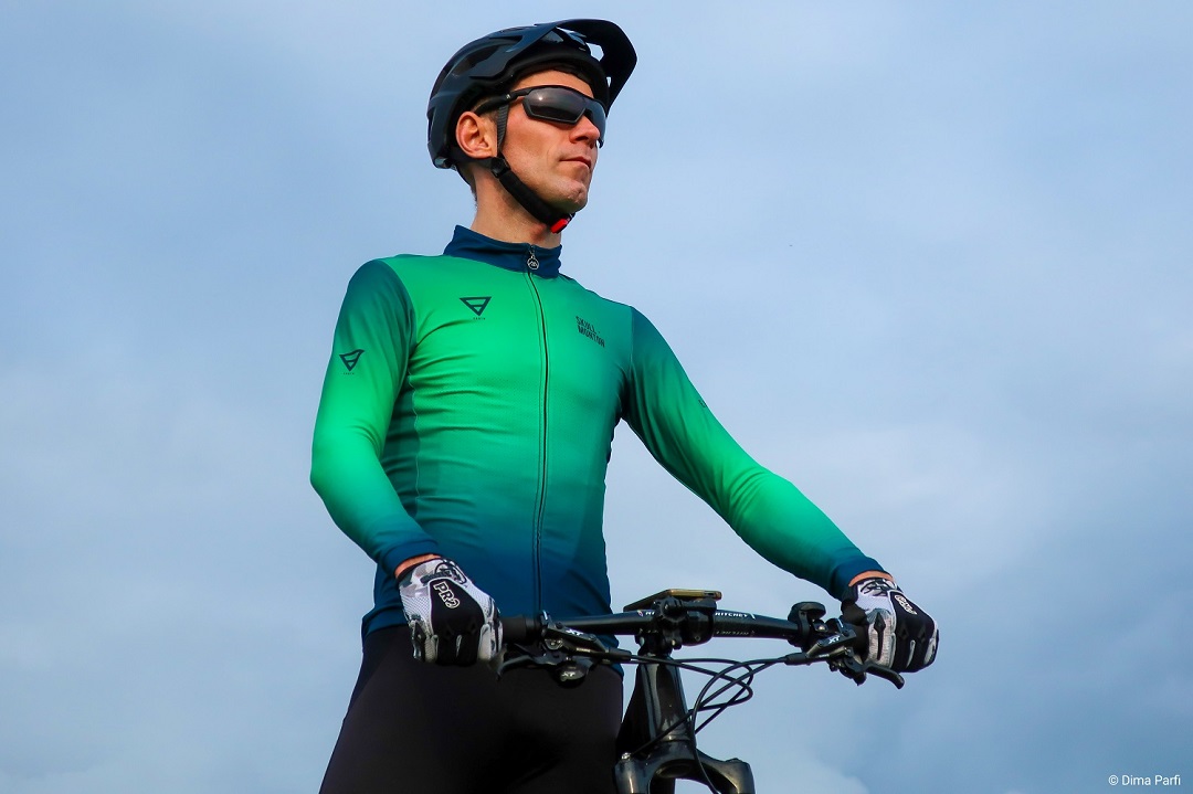 Winter long sleeve thermal cycling jersey