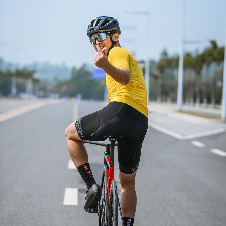 yellow cycling jersey mens
