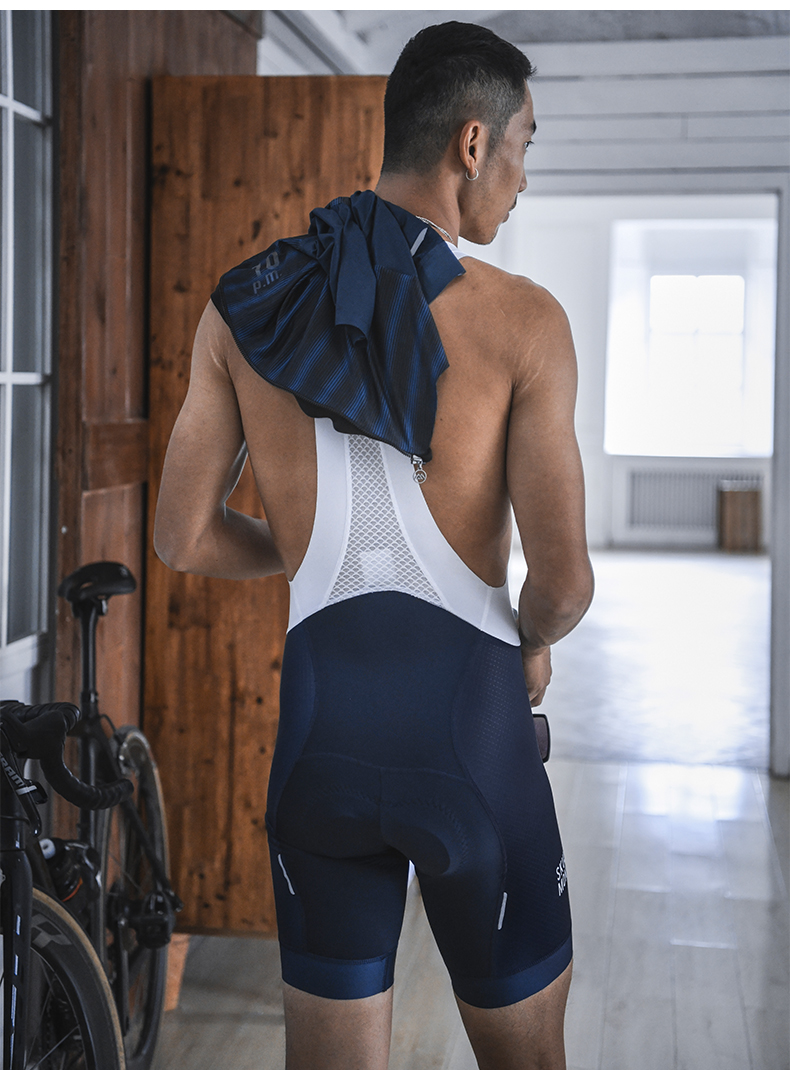 navy blue cycling bib shorts