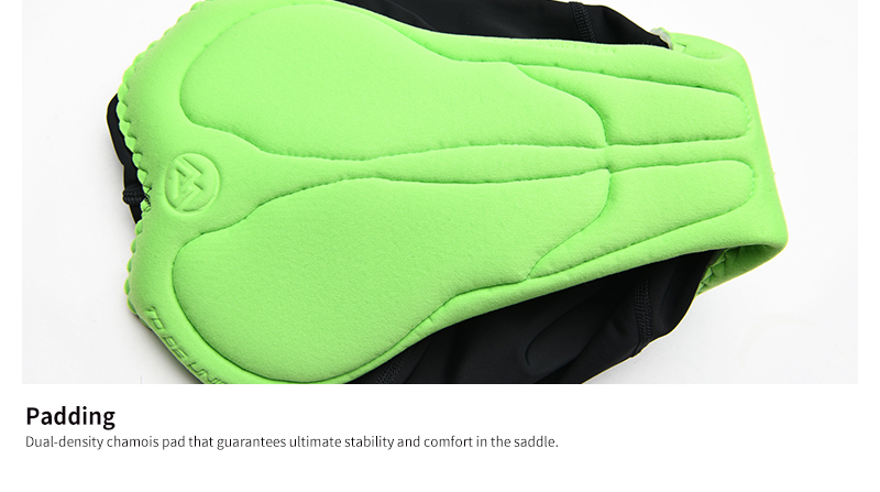 chamois padding of bike shorts
