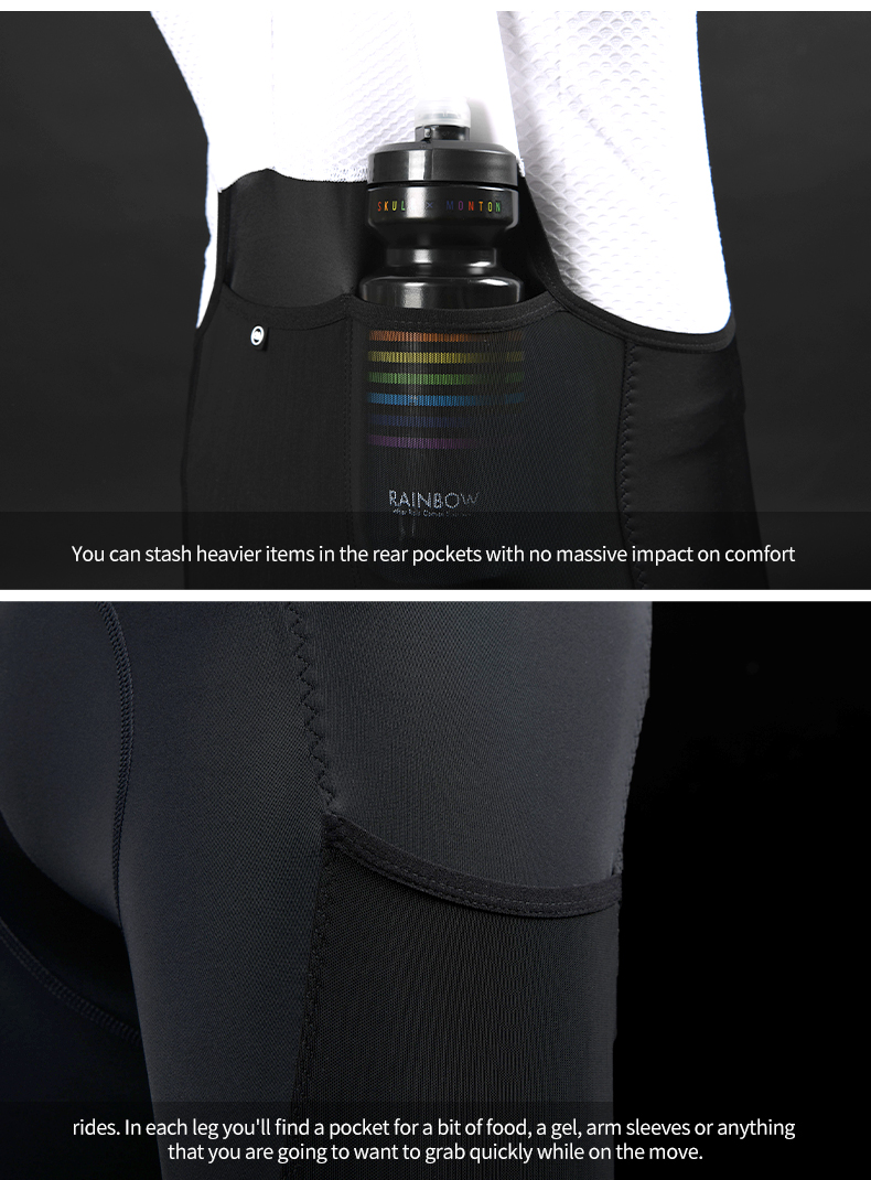 back and side pockets