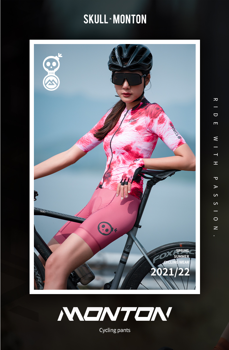 red cycling bib shorts