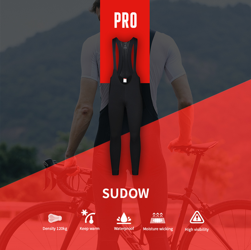 water repellent winter cycling bib tights