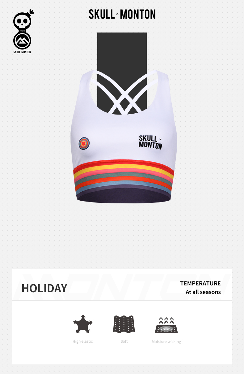 white strappy back sports bra