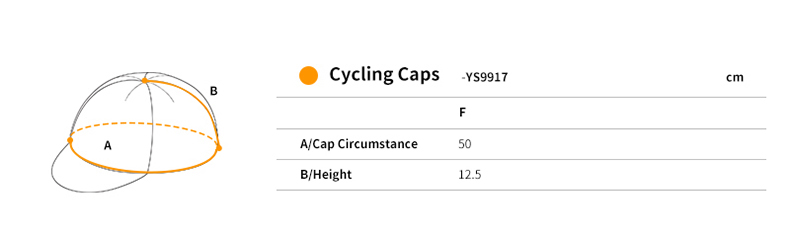cycling hat size chart