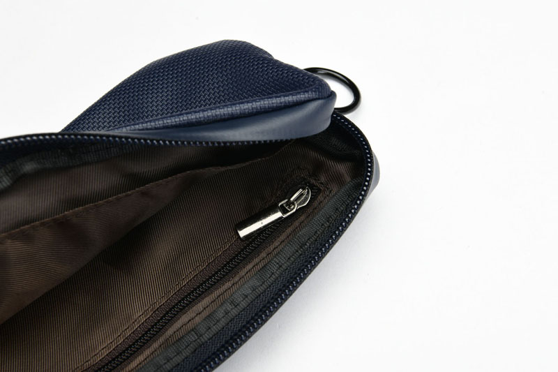 Soft divider and zipped pocket