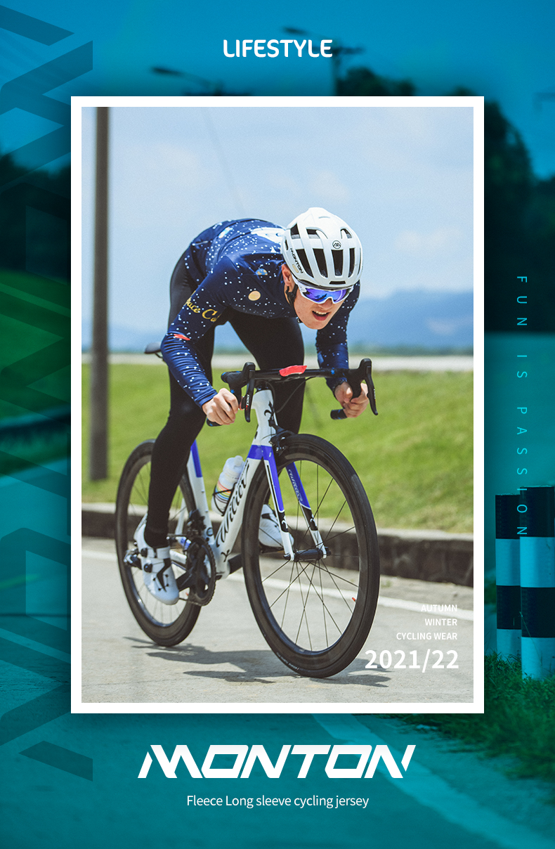 mens long sleeve thermal cycling jersey