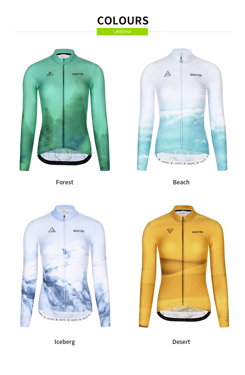 womens long sleeve thermal cycling jersey