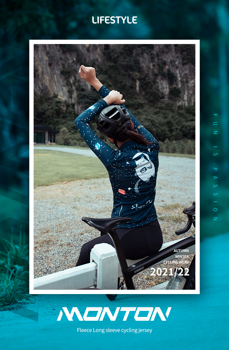 ladies thermal cycling jersey