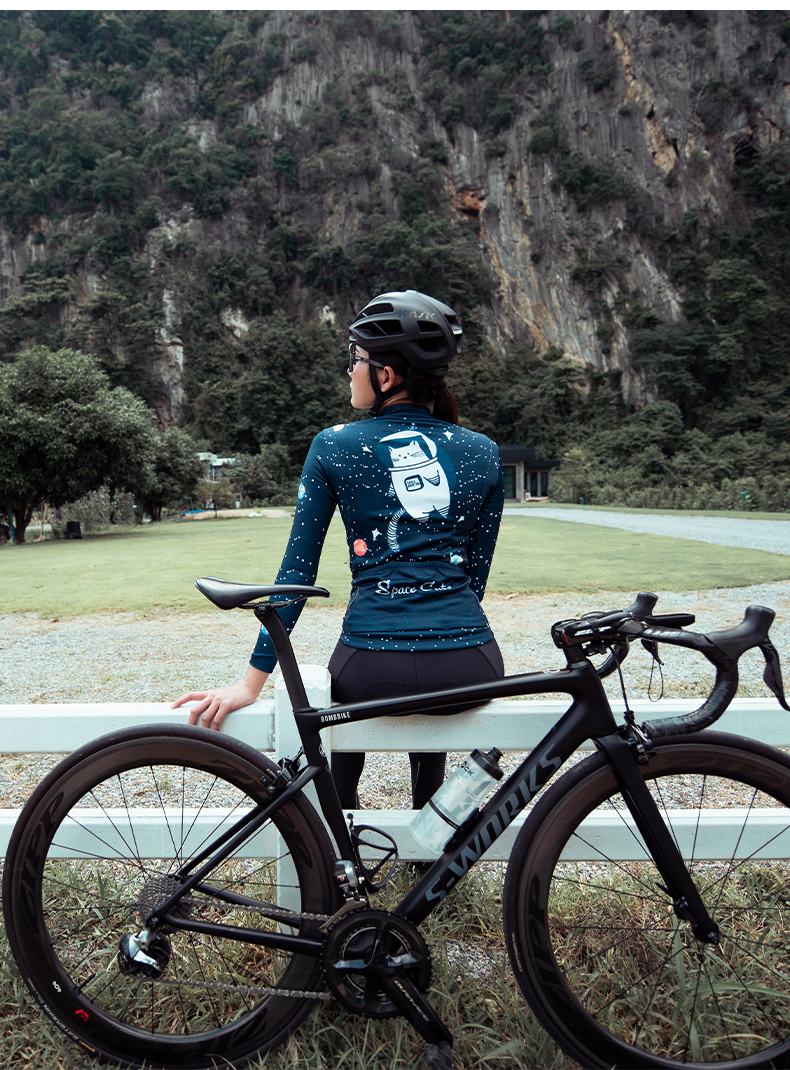 women's thermal cycling jersey