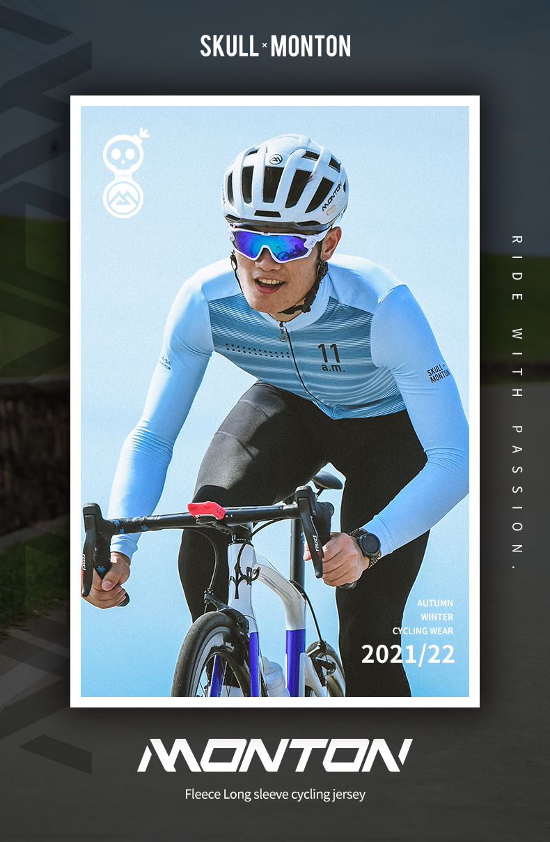 mens long sleeve thermal cycling jersey