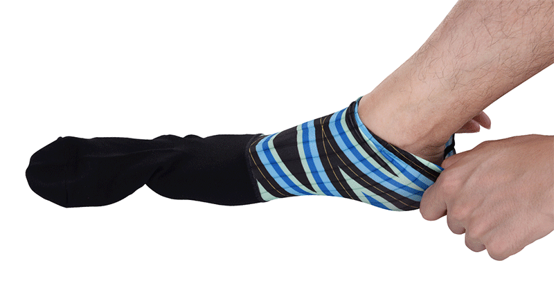 How to wear aero socks