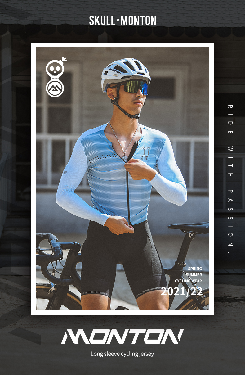 long sleeve cycling jersey mens