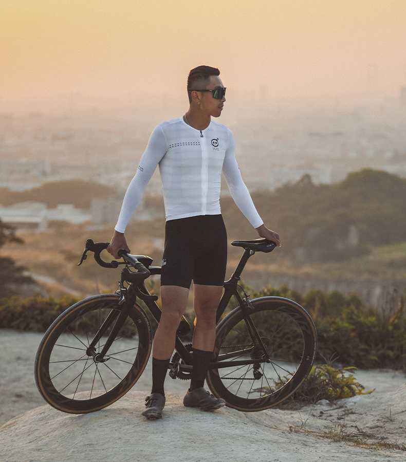 long sleeve road cycling jersey