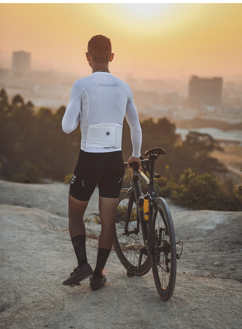 lightweight long sleeve summer cycling jersey