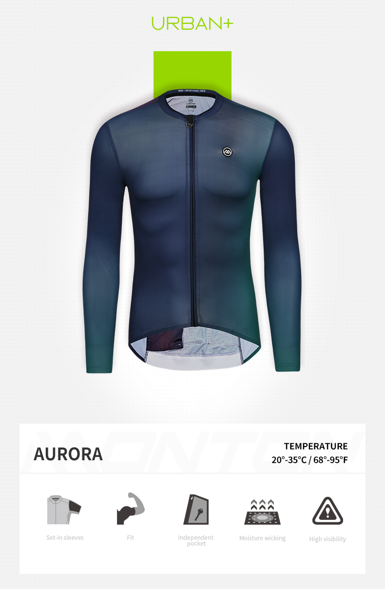 mens black long sleeve cycling jersey