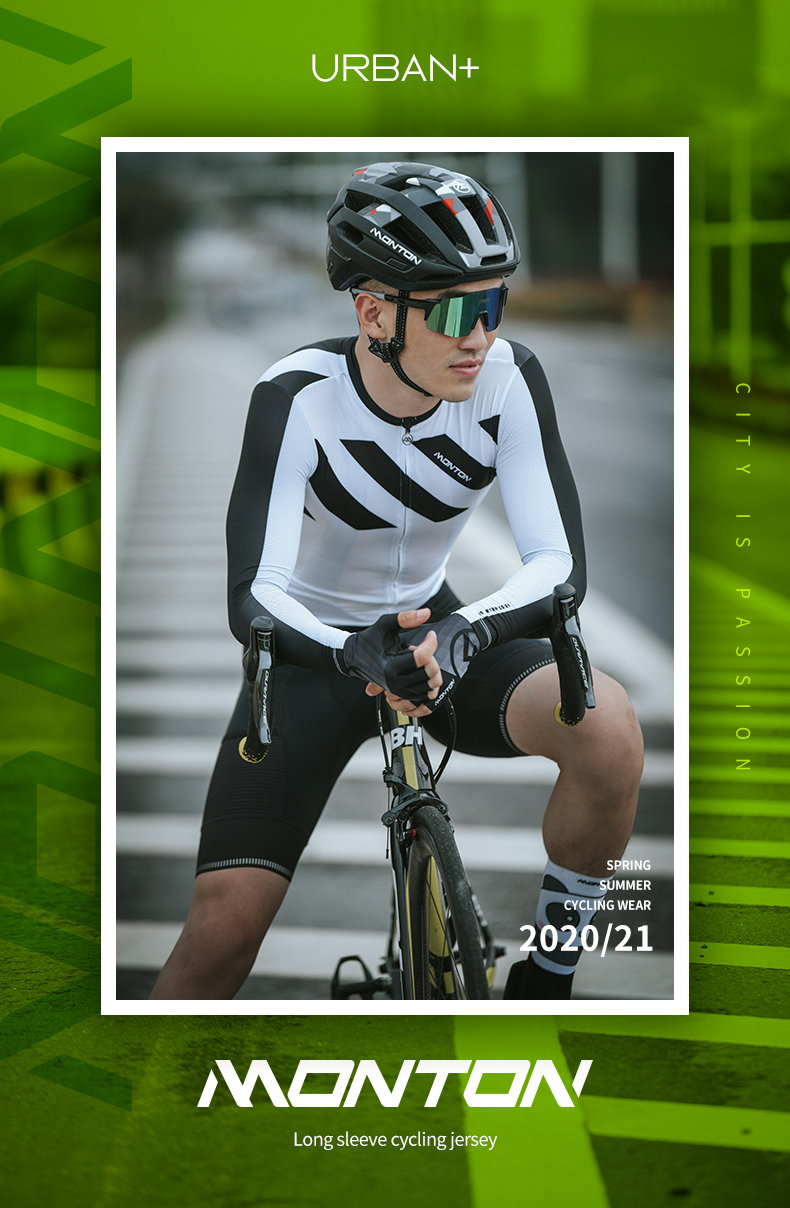 long sleeve summer cycling jersey