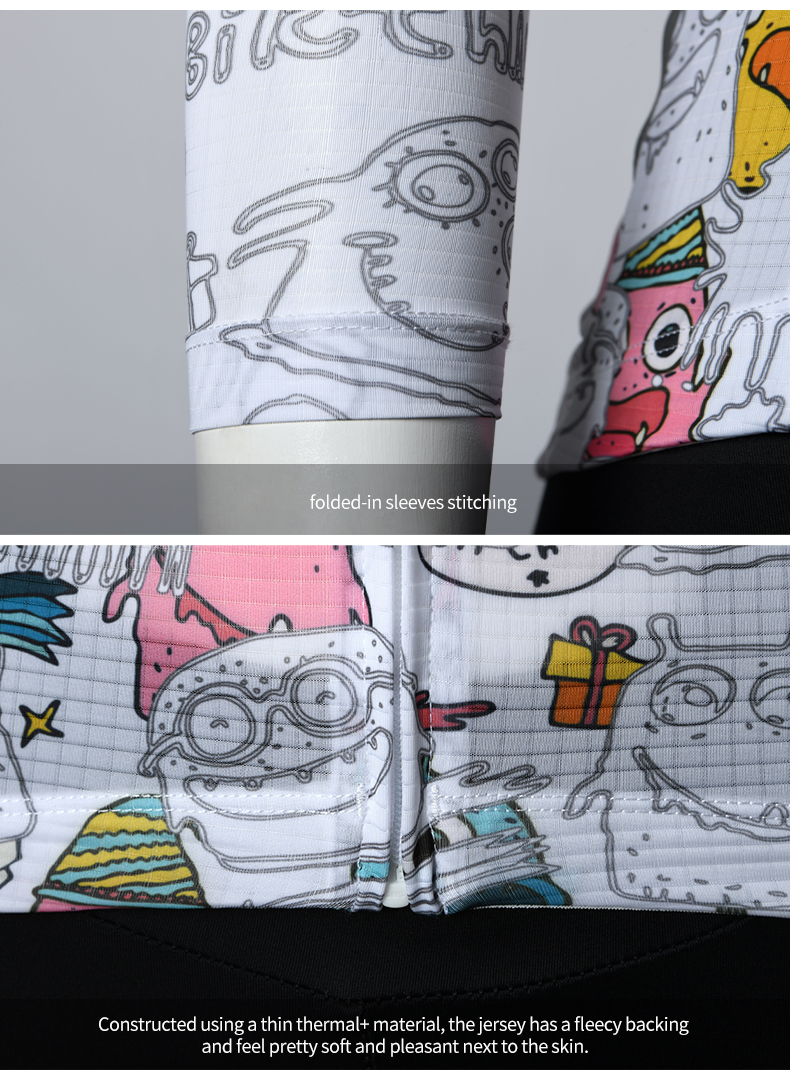 sleeves and waistband