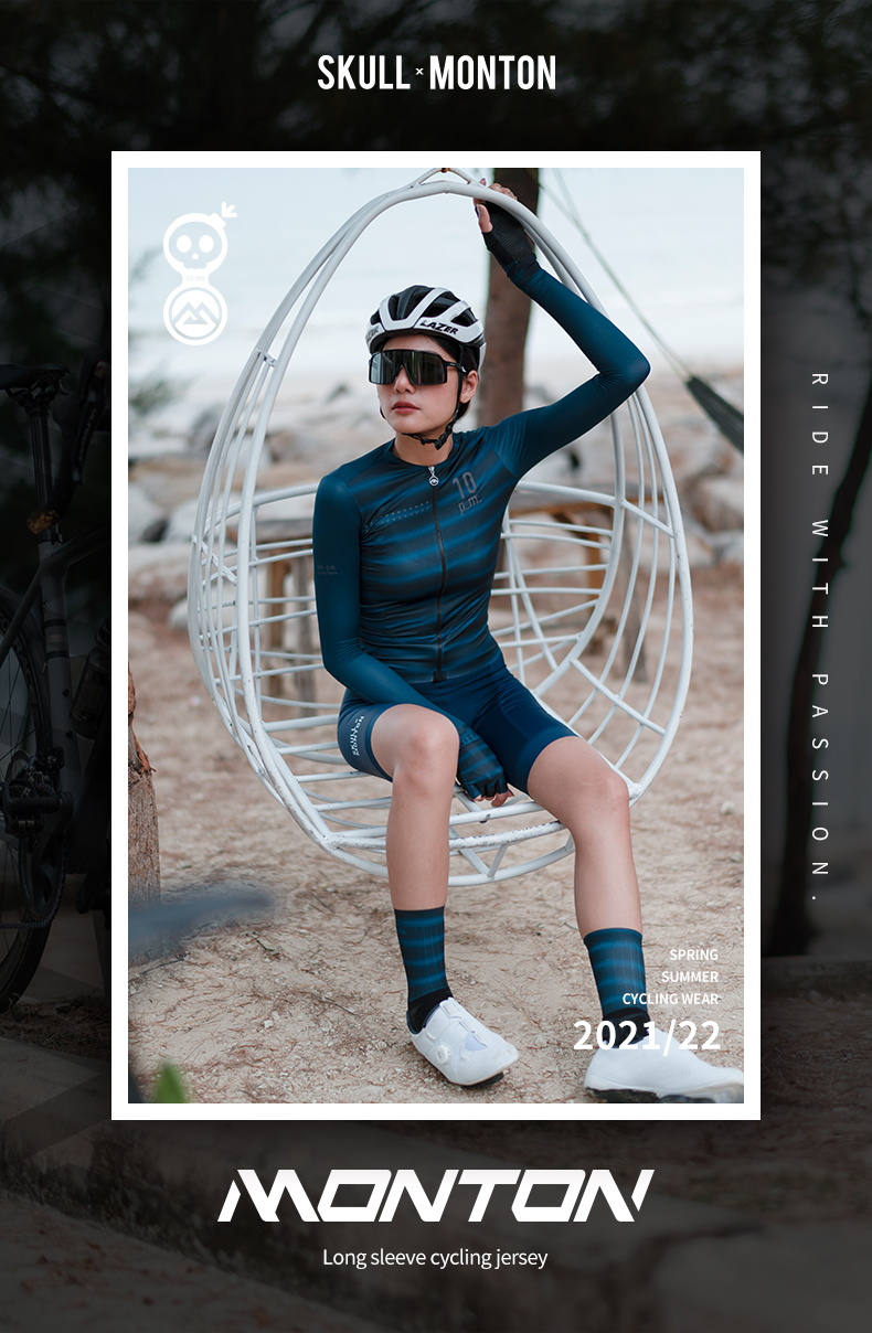 long sleeve womens cycling jersey