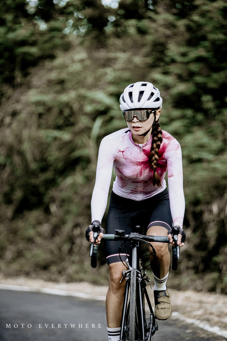 womens long sleeve cycling jersey