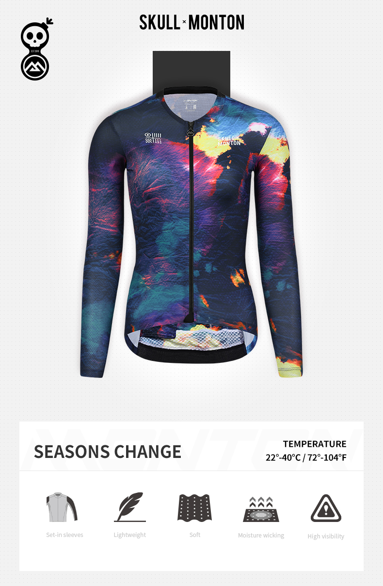 womens long sleeve cycling jersey