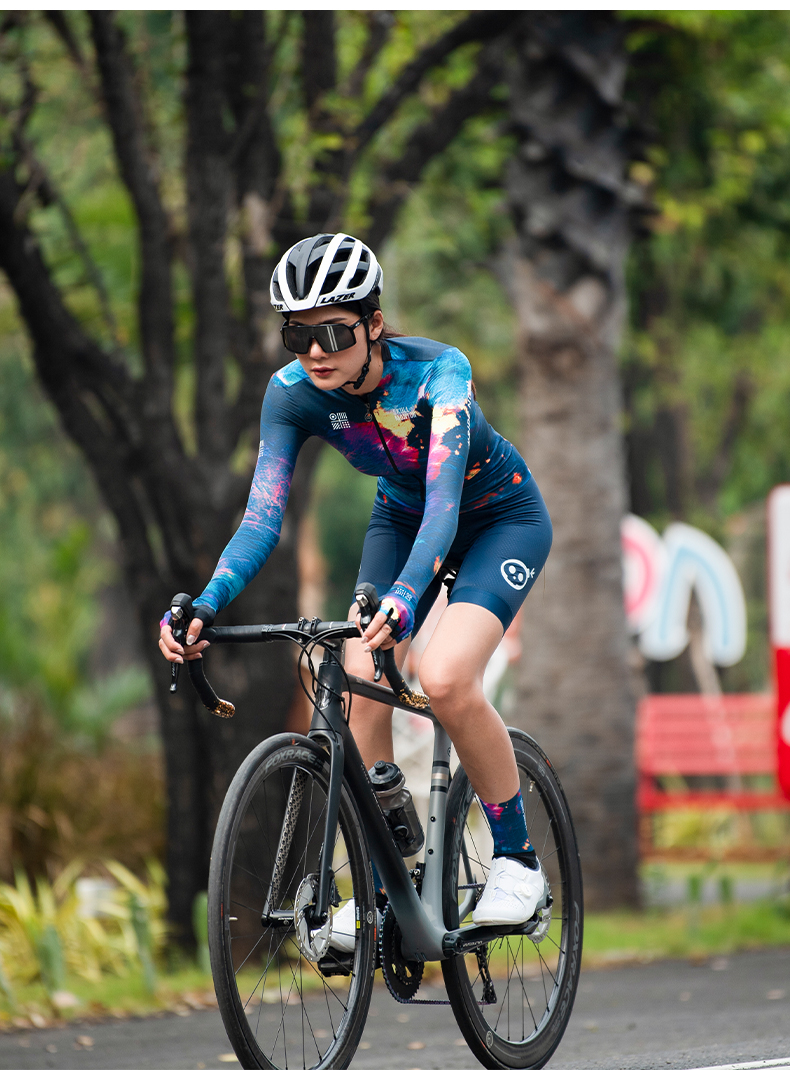 ladies long sleeve cycling jersey