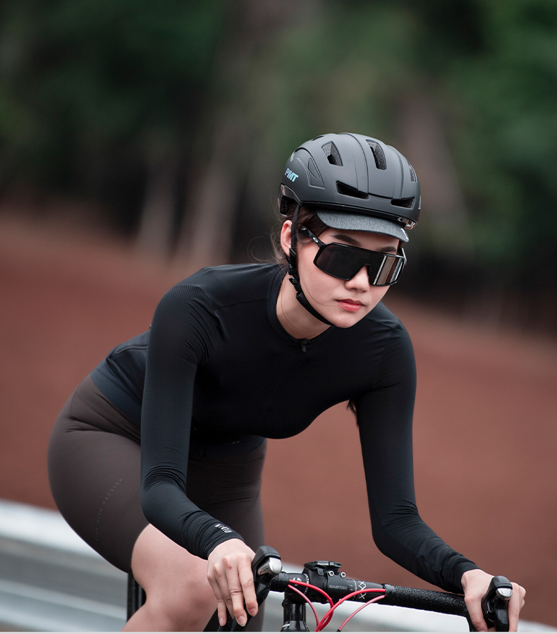 womens long sleeve cycling jersey