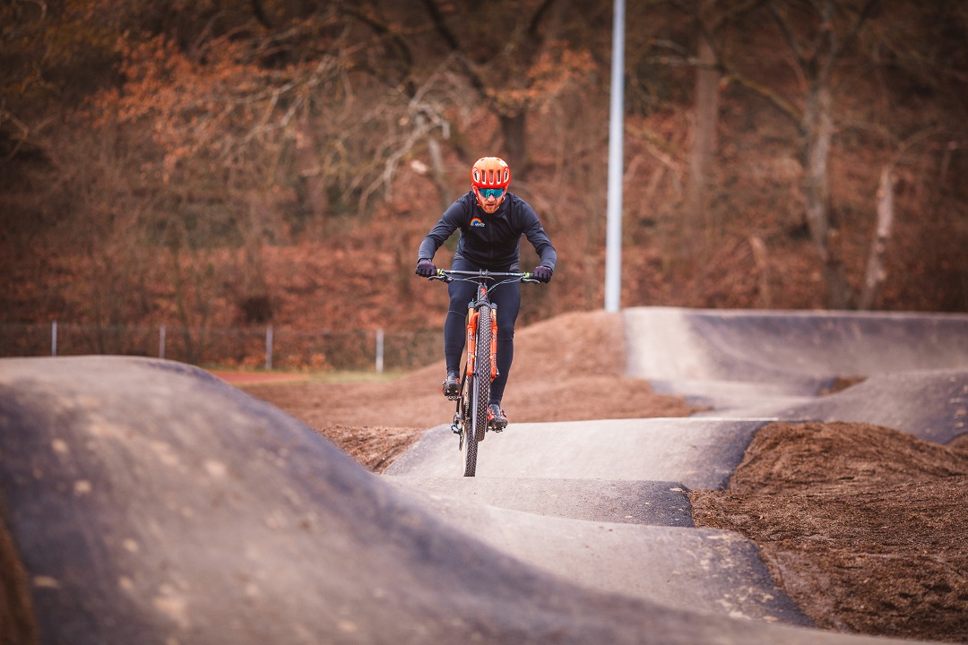 black cycling jacket