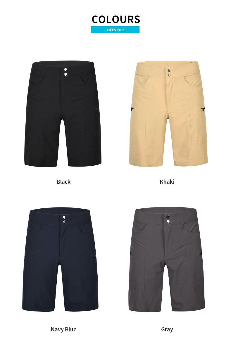 mtb baggy shorts with liner