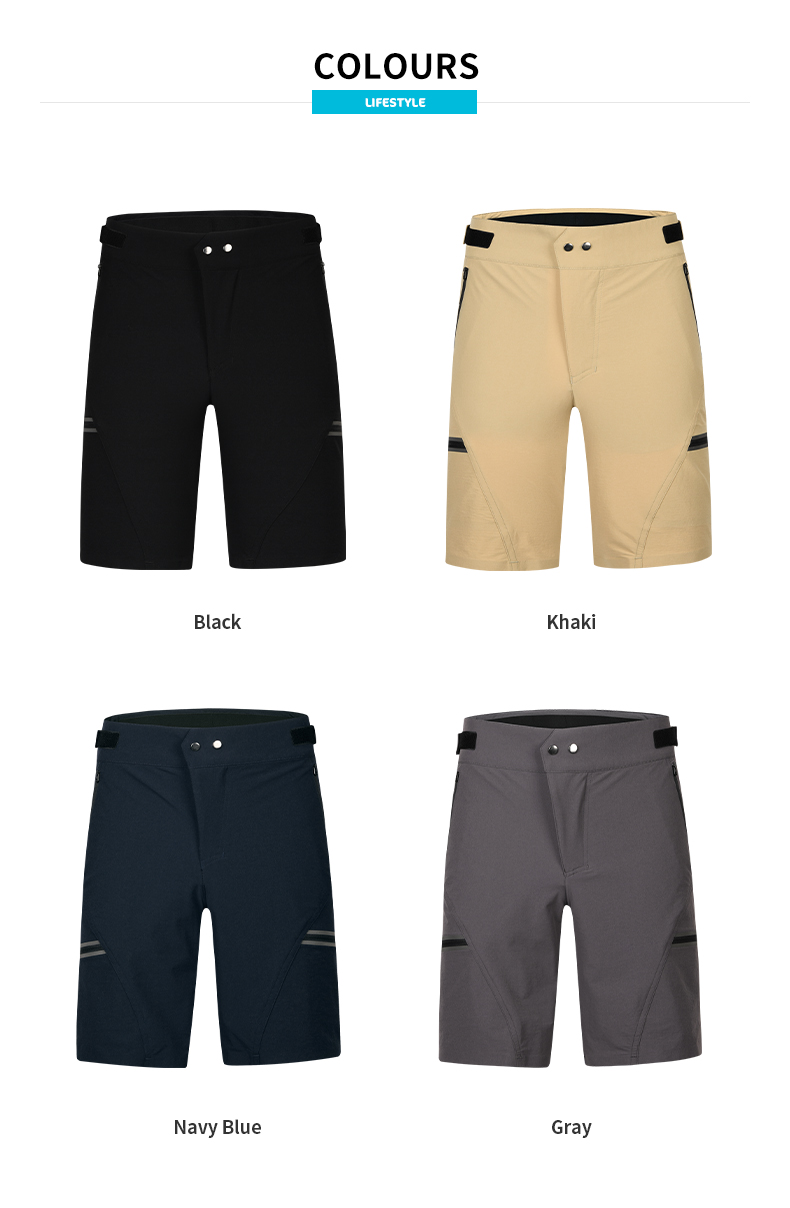 mtb baggy shorts with liner