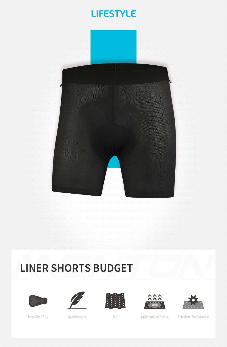 mountain bike liner shorts