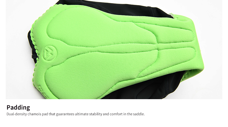 chamois padding of bike shorts