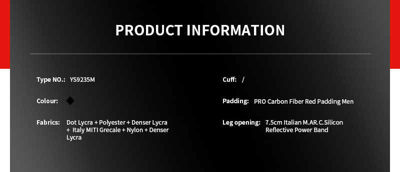 Bike Skin Suit Custom Template YS9235M