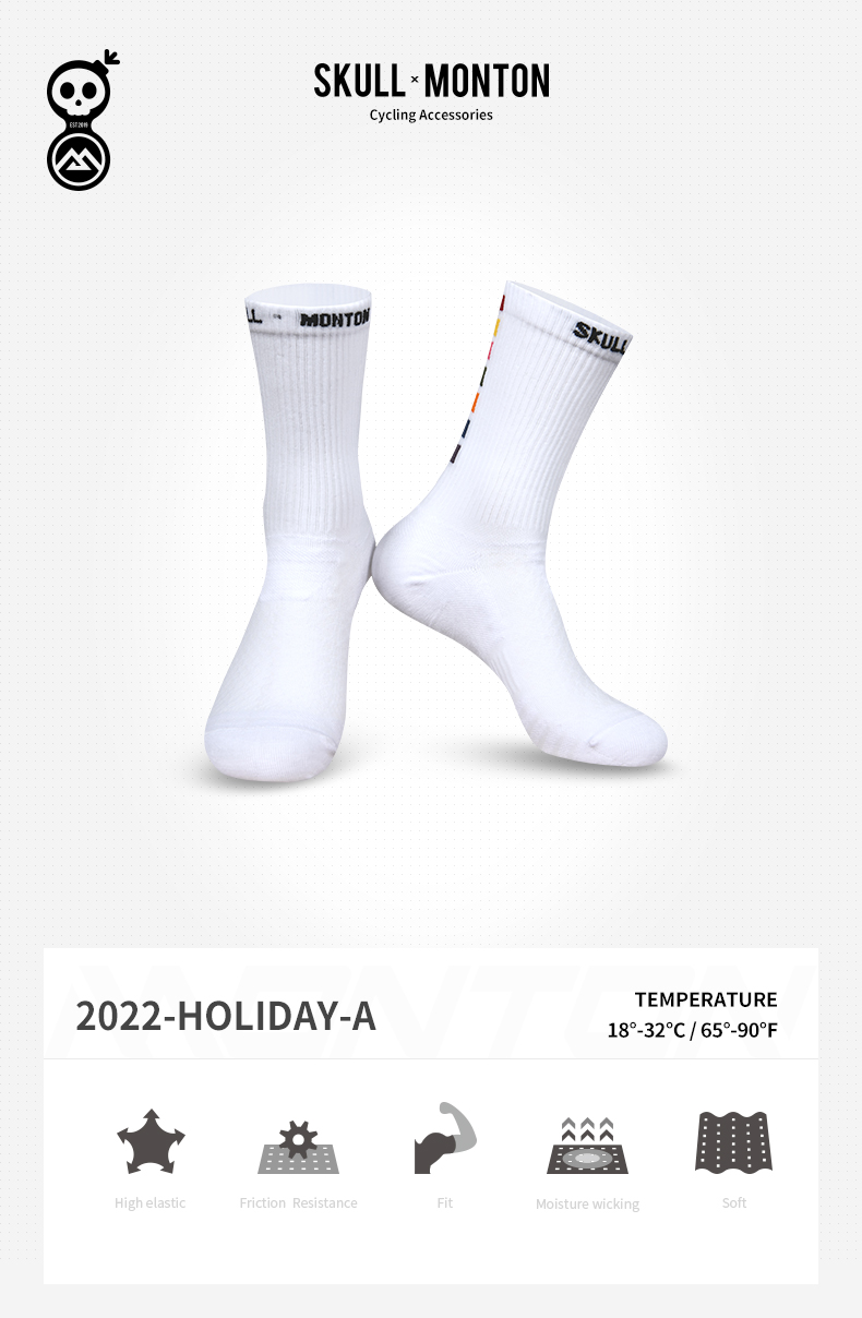 white cycling socks
