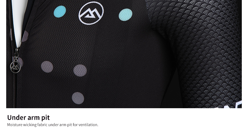 moisture wicking fabric under arm pit