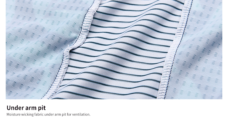 moisture wicking fabric under arm pit