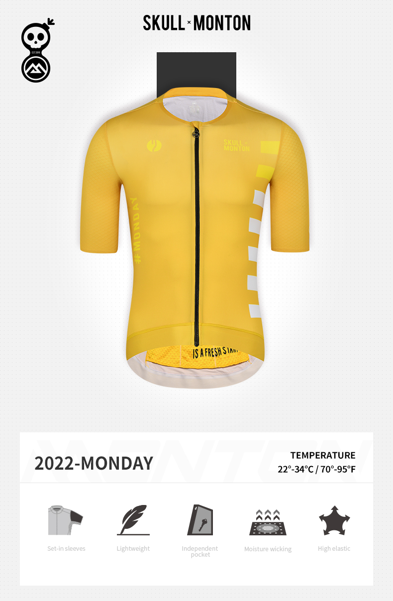 yellow bike jersey