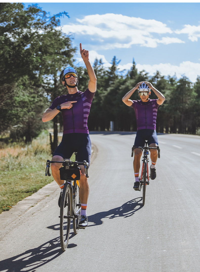 cycling jersey purple