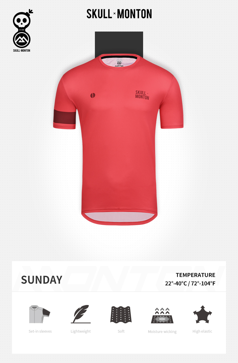red moisture wicking shirt