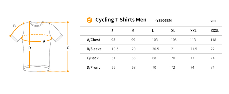 mens size chart
