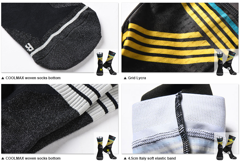 mens cycling socks fabric