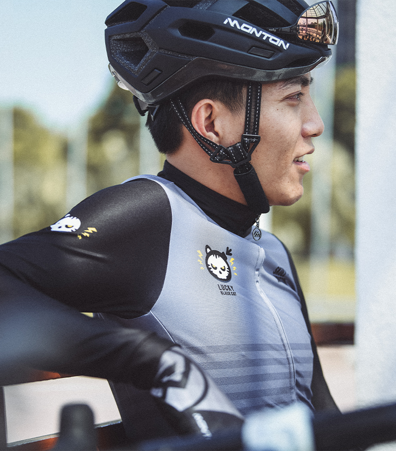 long sleeve thermal cycling jersey