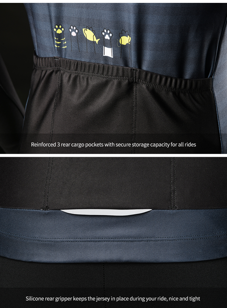 triple rear pockets